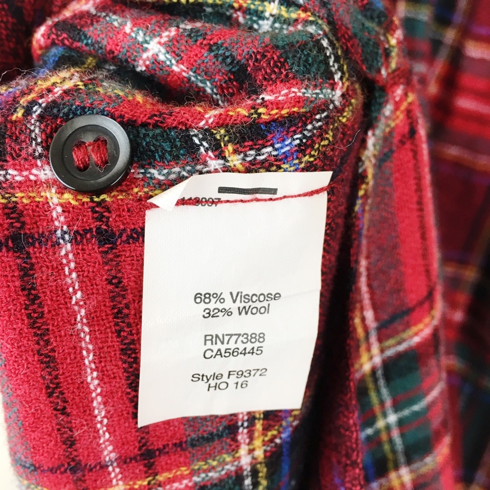 Madewell Central Tartan Button Down Flannel - Picture 7 of 7